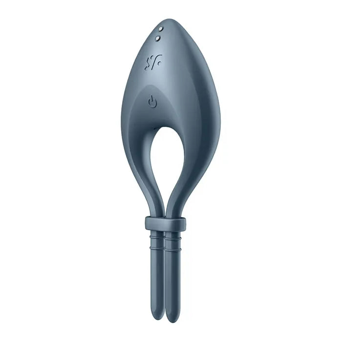 Satisfyer Bullseye Navy Vibrating Adjustable Lasso Cock Ring