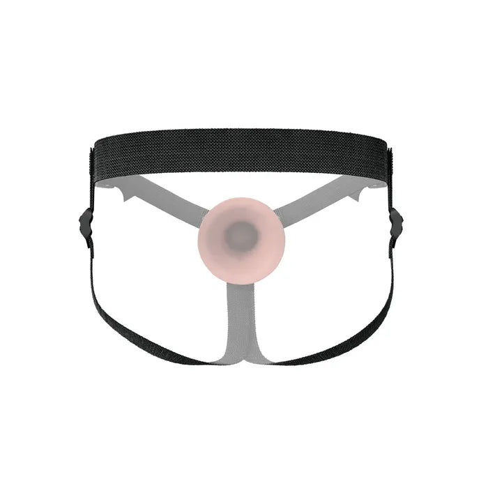 Pipedream Fantasy X Tensions Elite Silicone Hollow Strap On 9 Inch Flesh Secondary image