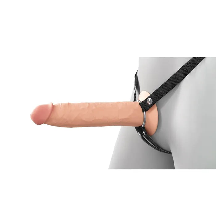 Pipedream Fantasy X Tensions Elite Silicone Hollow Strap On 9 Inch Flesh Pipedream
