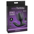 Pipedream Anal Fantasy Elite Gyro Milk Pro USB Rechargeable Gyrating Butt Plug Black Pipedream