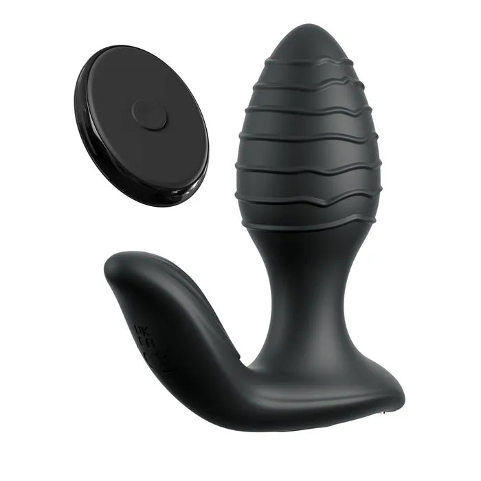 Pipedream Anal Fantasy Elite Gyro Milk Pro USB Rechargeable Gyrating Butt Plug Black Pipedream