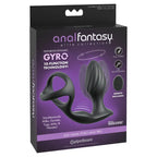 Pipedream Anal Fantasy Elite Ass Gasm Gyro Milk Pro USB Rechargeable Gyrating Butt Plug With Cock Ring Black Pipedream