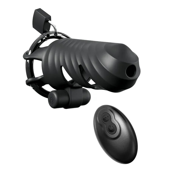 Pipedream Fantasy C Ringz Remote Controlled Vibrating Cock Blocker Black Pipedream Main image