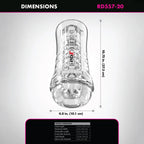 Pipedream PDX Elite ViewTube EZ Grip Stroker Clear Pipedream