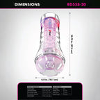 Pipedream PDX Elite ViewTube XXL Stroker With LED Lights Clear Pipedream
