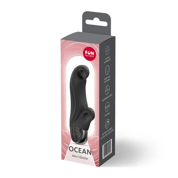 Fun Factory OCEAN Vibrator 14.5cm Black