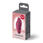 Fun Factory CHARME USB C Rechargeable Stimulator Wine Red