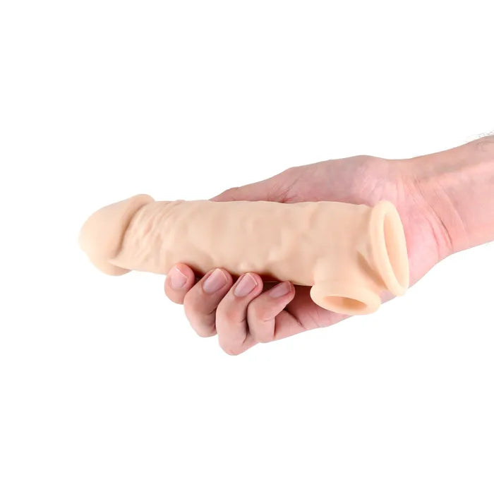 NS Novelties Renegade Annex Thick Penis Extender Sleeve 18.6cm Flesh Secondary image