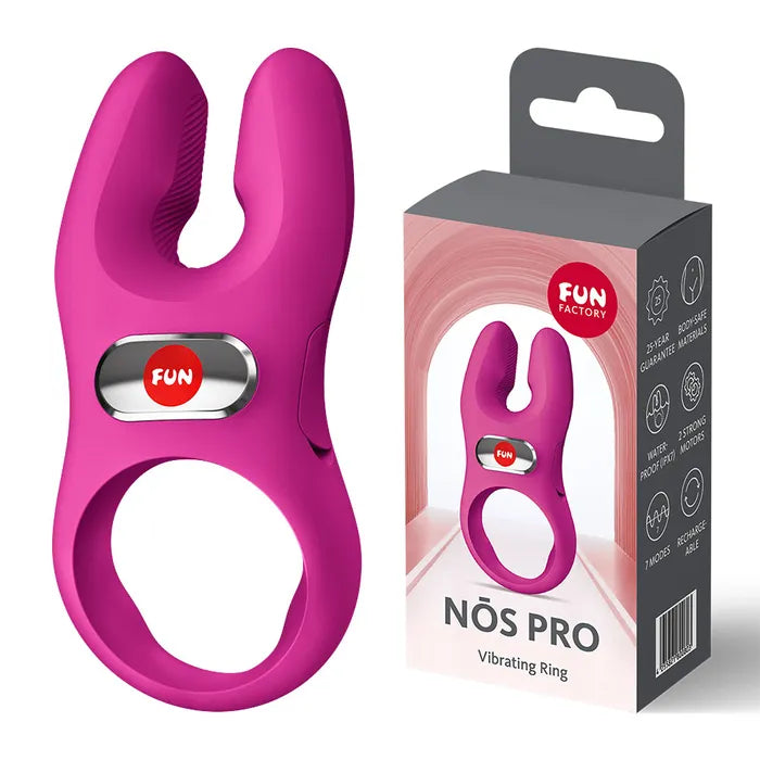 Fun Factory NOS PRO USB C Rechargeable Vibrating Cock Ring