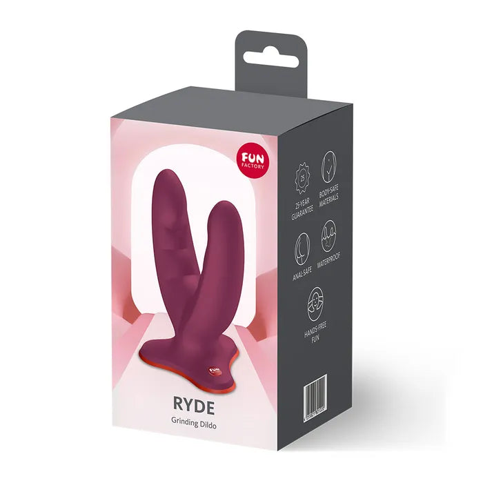 Fun Factory RYDE Grinding Dildo Wine Red