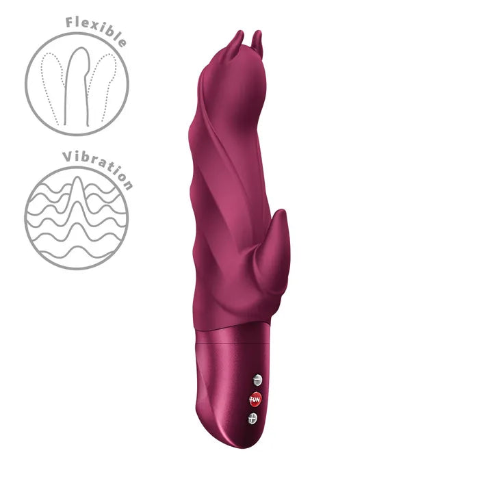 Fun Factory DARLING DEVIL Vibrator 20cm Wine Red