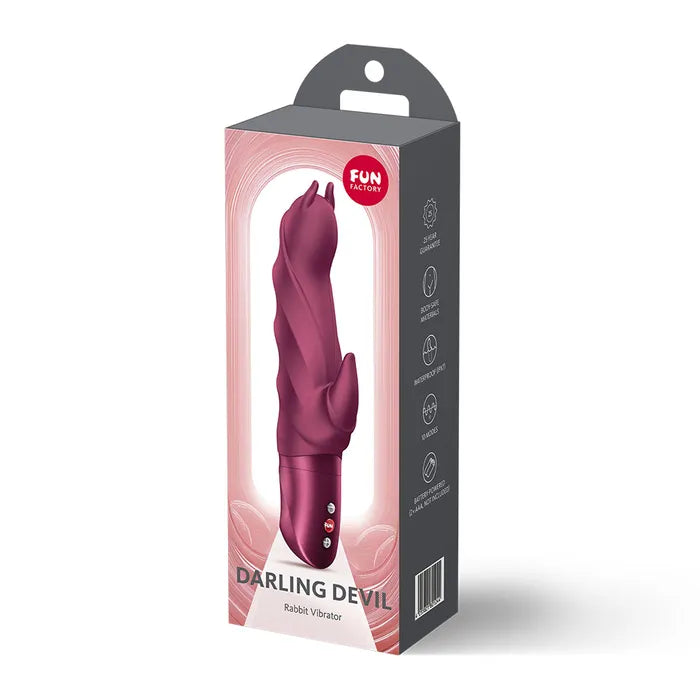 Fun Factory DARLING DEVIL Vibrator 20cm Wine Red