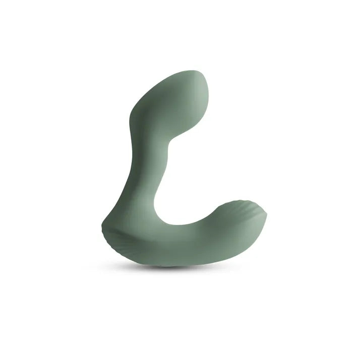 NS Novelties Renegade Outlaw USB Rechargeable Vibrating Prostate Massager 12cm Sage Green Main image