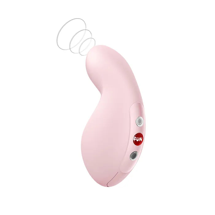 Fun Factory LUNA Soft USB C Rechargeable Air Pulsation Clitoral Stimulator Soft Pink Fun Factory
