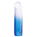 Adam & Eve SAPPHIRE Clear Penis Sleeve Set Set Of 4 Blue Adam & Eve