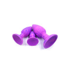 Adam & Eve COLOUR SWIRL Anal Plug Set Set Of 3 Sizes Purple / Pink Adam & Eve
