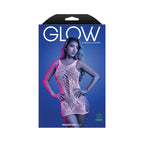 Fantasy Lingerie GLOW Magnetism Dress Glow In Dark Pink One Size Fantasy Lingerie