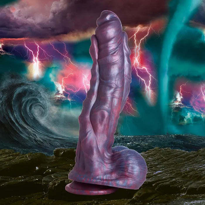 XR Brands Creature Cocks Hydra Silicone Dildo Coloured Fantasy Sea Monster Dildo 26.9cm Main image