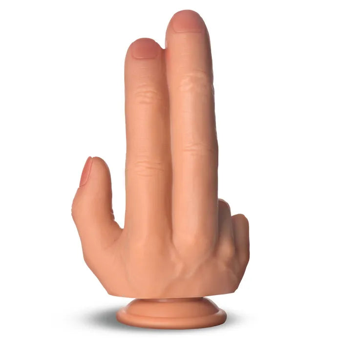 XR Brands Master Series The Shocker Finger Dildo 20.8cm Flesh XR Brands