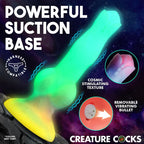 XR Brands Creature Cocks Astro Cock Glow In Dark Vibrating Fantasy Dildo With Remote 20.6cm XR Brands