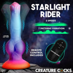 XR Brands Creature Cocks Astro Cock Glow In Dark Vibrating Fantasy Dildo With Remote 20.6cm XR Brands