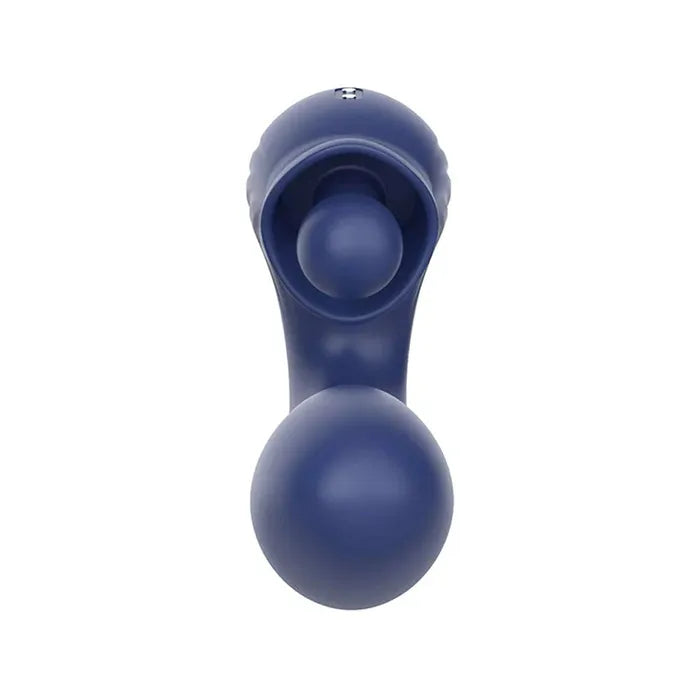 Adam & Eve THE BIG BALLER USB Rechargeable Thrusting Rabbit Vibrator 18.8cm Navy Blue Secondary image