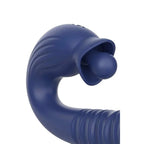 Adam & Eve THE BIG BALLER USB Rechargeable Thrusting Rabbit Vibrator 18.8cm Navy Blue Adam & Eve