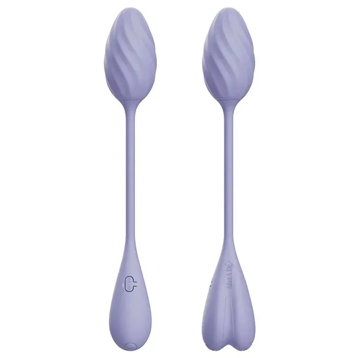 Adam & Eve SPIRAL LOVE USB Rechargeable Wearable Vibrating Egg With Wireless Remote Purple Secondary image