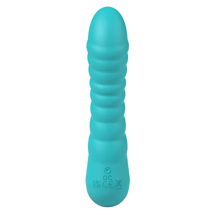 Party Up JAYLEI USB Rechargeable Vibrator 14.6cm Teal Secondary image