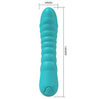 Party Up NIKI USB Rechargeable Vibrator 15.4cm Teal