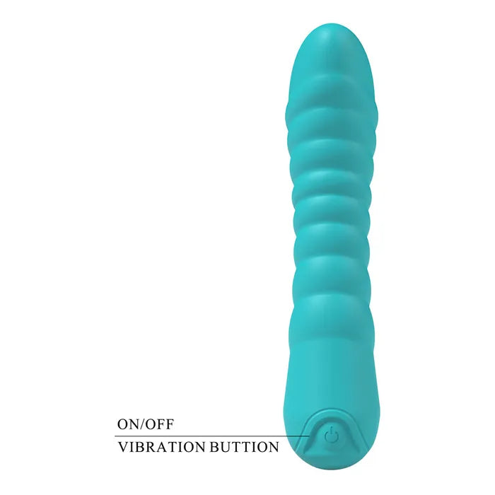 Party Up JAYLEI USB Rechargeable Vibrator 14.6cm Teal