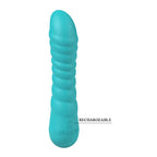 Party Up NIKI USB Rechargeable Vibrator 15.4cm Teal