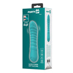 Party Up NIKI USB Rechargeable Vibrator 15.4cm Teal
