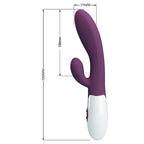 Party Up BEN Classic Vibe Purple Rabbit Vibrator 20cm