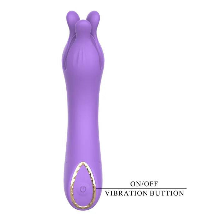 Party Up KELLY USB Rechargeable Vibrator 13.7cm Purple