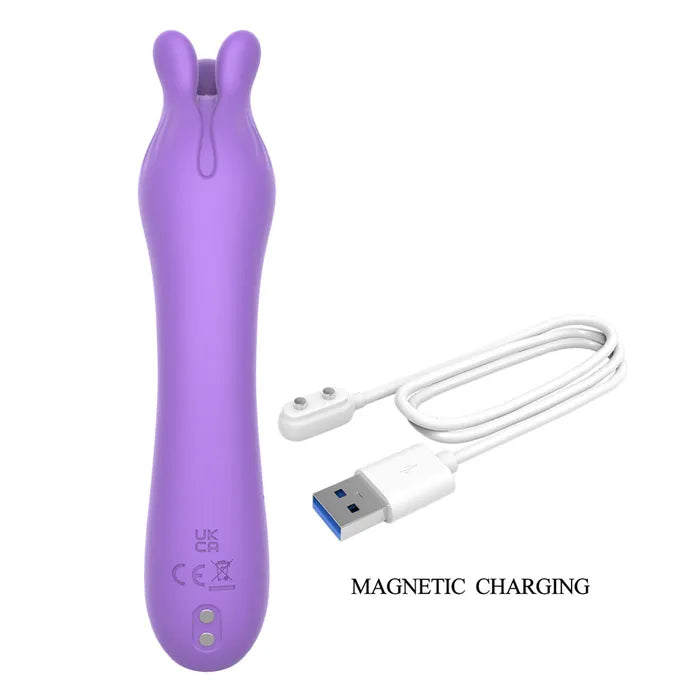 Party Up KELLY USB Rechargeable Vibrator 13.7cm Purple