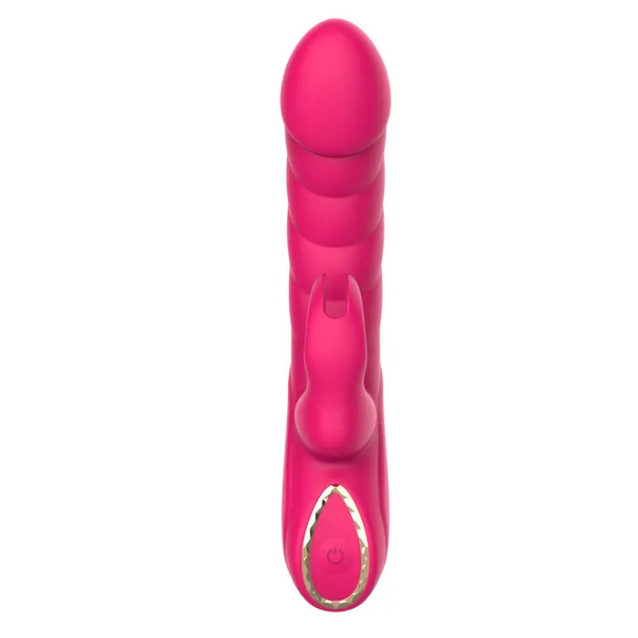 Party Up MONICA USB Rechargeable Rabbit Vibrator 15.8cm Pink Secondary image