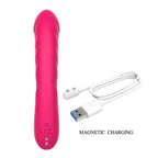 Party Up MONICA USB Rechargeable Rabbit Vibrator 15.8cm Pink