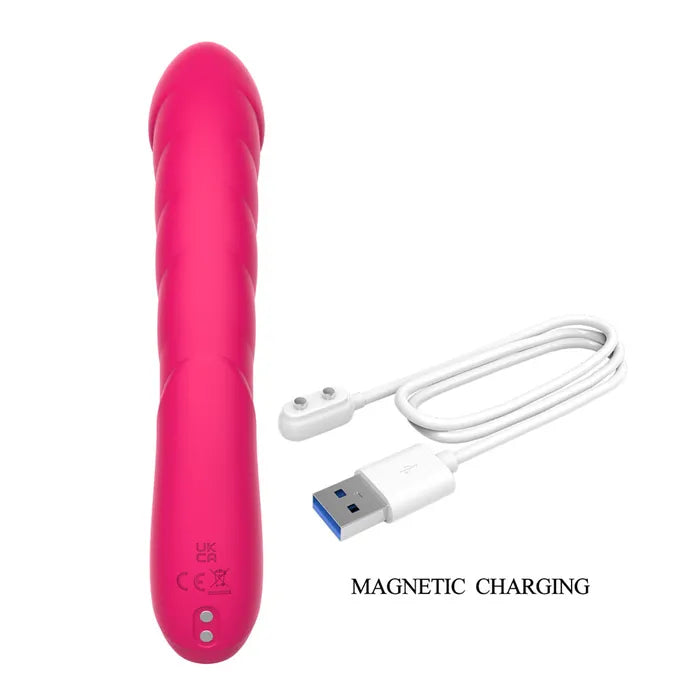 Party Up MONICA USB Rechargeable Rabbit Vibrator 15.8cm Pink