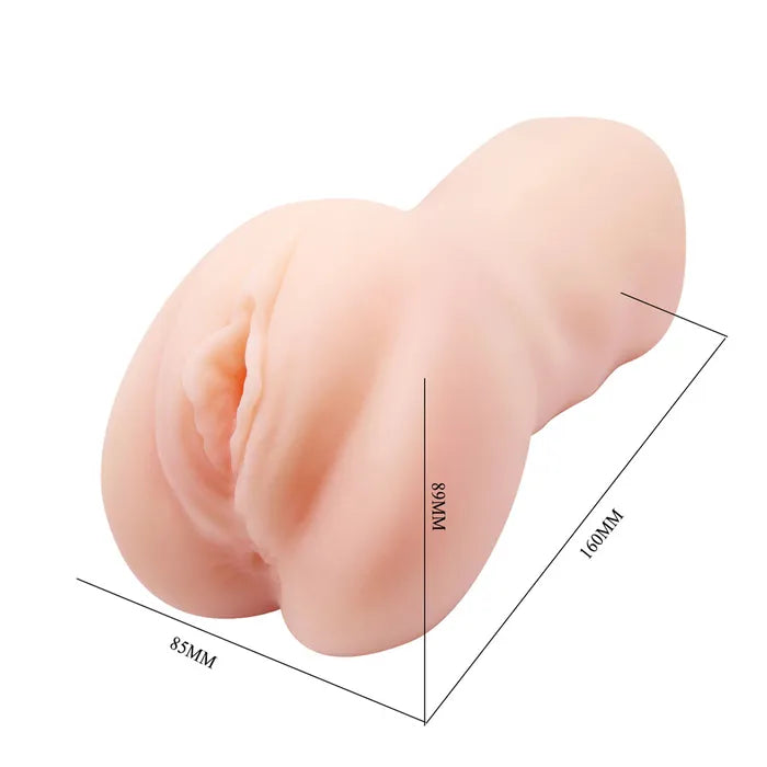 CRAZY BULL LEA Vibrating Vagina Stroker Flesh Vibrating Vagina Stroker