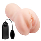 CRAZY BULL LEA Vibrating Vagina Stroker Flesh Vibrating Vagina Stroker