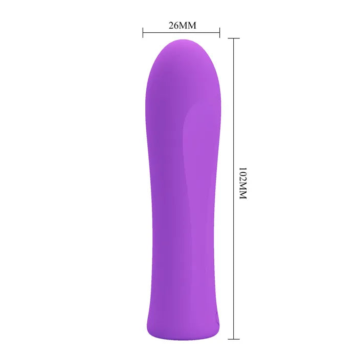 Party Up GARY USB Rechargeable Bullet Vibrator 10.2cm Purple