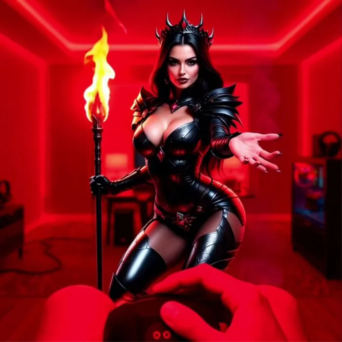 Shots Toys MASTURS Raven USB Rechargeable Vibrating & Sucking Auto Stroker With Augmented Reality