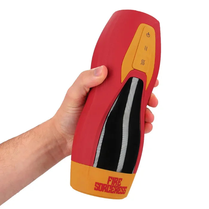 Shots Toys MASTURS Solara USB Rechargeable Vibrating Thrusting & Heating Auto Stroker With Augmented Reality Secondary image