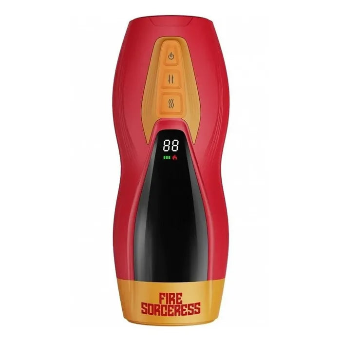 Shots Toys MASTURS Solara USB Rechargeable Vibrating Thrusting & Heating Auto Stroker With Augmented Reality