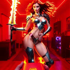 Shots Toys MASTURS Solara USB Rechargeable Vibrating Thrusting & Heating Auto Stroker With Augmented Reality