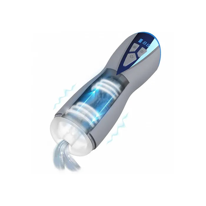 Shots Toys MASTURS Eloa USB Rechargeable Sucking & Vibrating Auto Stroker With Augmented Reality