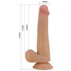 Party Up TIM Slide Skin Dong Flexible Dildo 22cm Flesh