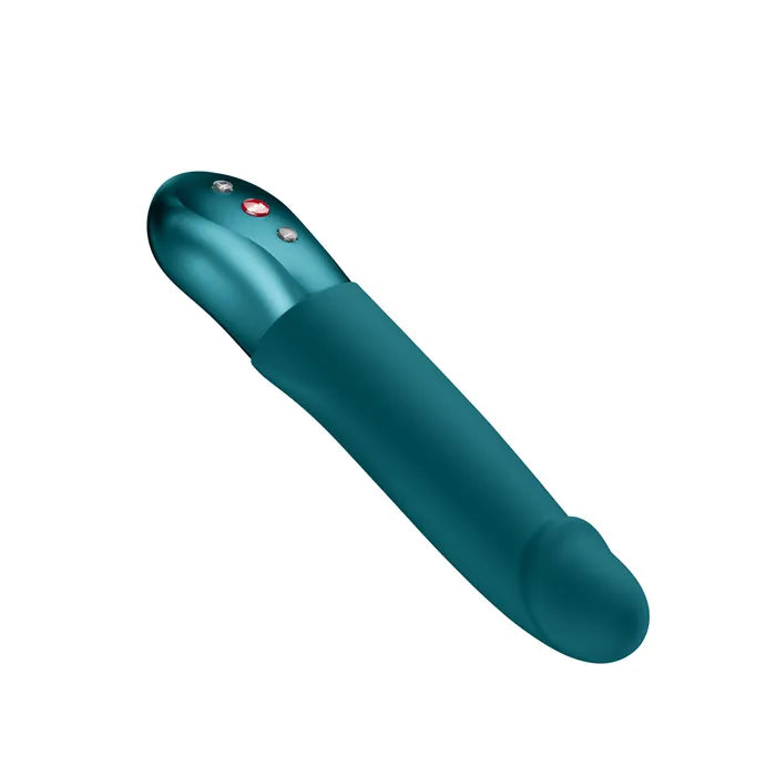 Fun Factory STRONIC REAL USB Rechargeable Thrusting Vibrator Bottle Green