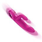Fun Factory BI STRONIC IMMERSE USB C Rechargeable Thrusting Vibrator Magenta 22.1 cm